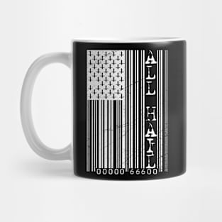 666 All Hail Satanic Flag Mug